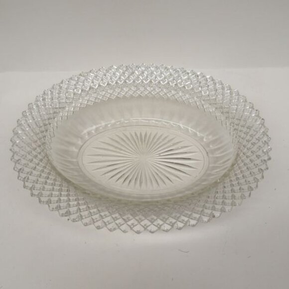 Hocking Glass Crystal Clear MISS AMERICA 10 Inch Oval Vegetable or Serving Bowl - Picture 3 of 4